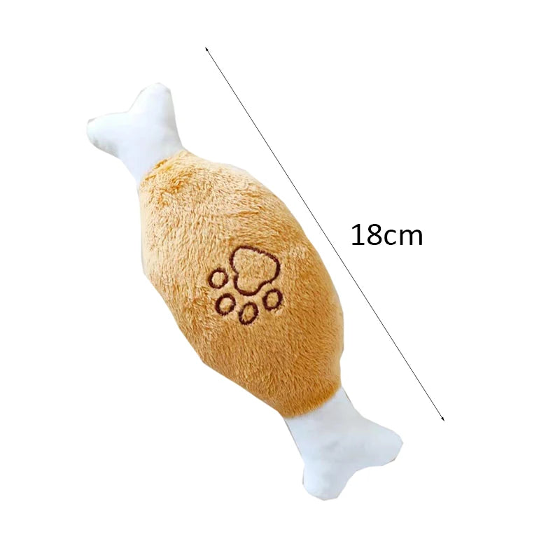 Cute Squeaky Toy Bite Resistant Pet Chew Toys Shape mascotas