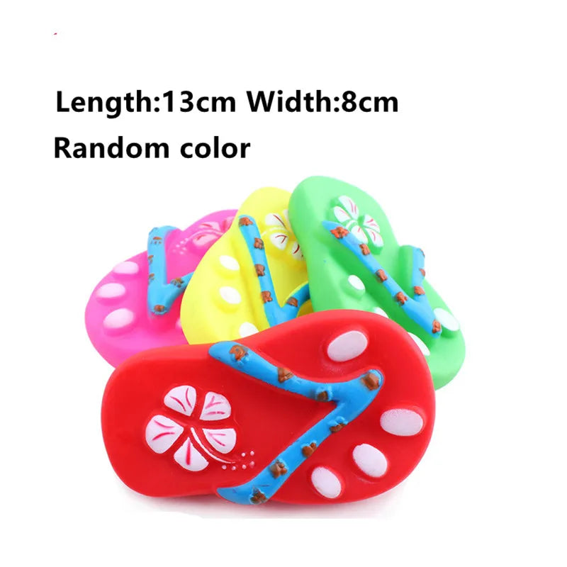 Fashion Rubber Squeak Toys Bone Slipper Squeaky Ball Toys