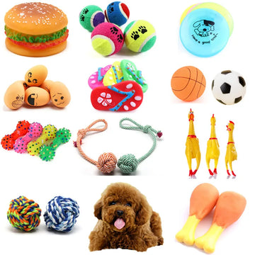 Fashion Rubber Squeak Toys Bone Slipper Squeaky Ball Toys