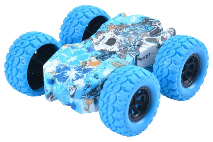 Mini Inertia Car Toys For Children Collision Automatic Turnover Double-Sided Running Car Toy Boys And Girls Fun Interactive Toys