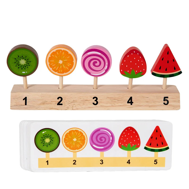 Wooden Ice Cream Toys Pretend Play Food Ice Lolly Shop Games Montessori Role Play Educational Toys for Kids Baby Gifts Digital