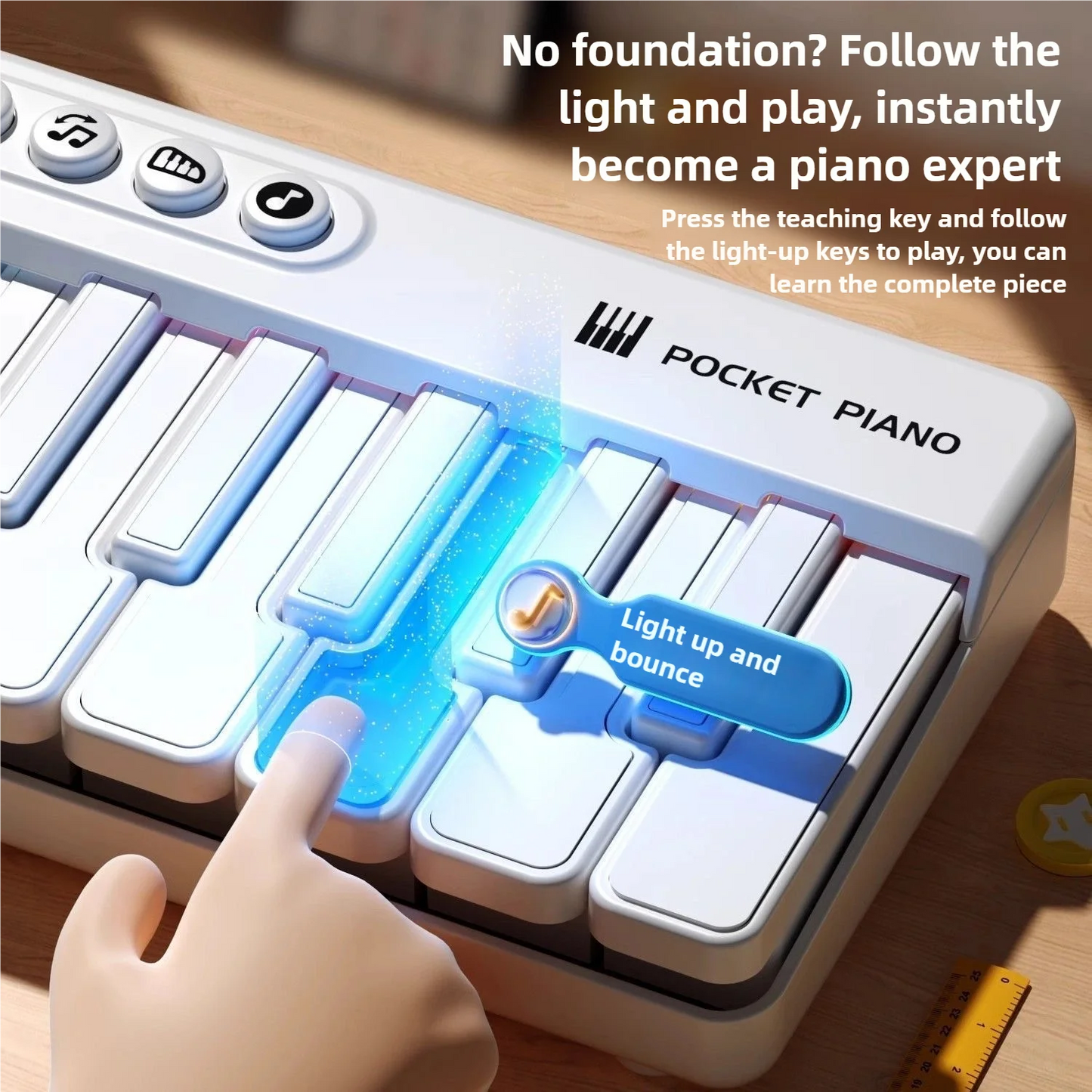 Kids Cartoon Piano Keyboard Game with Animal Sounds Flashing Light Music Baby Instrument Music Toys Educational Toys Kids Gifts