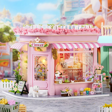 Doll House Mini DIY Small Kit 3D Puzzle Assembly Building Model Toy Home Bedroom Decoration With Furniture Wooden Craf Dollhouse
