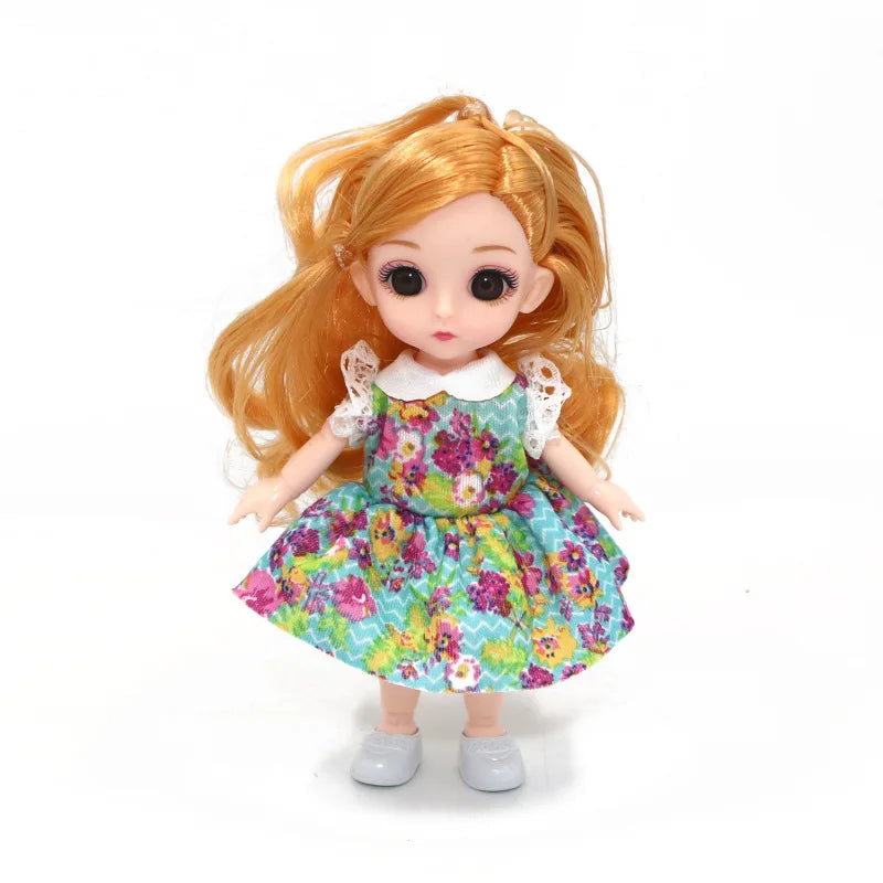 doll 16cm Cute And Elegant Style, 13 Articulated Dolls With Movable Joints Clothing Matching BJD Princess 1/12 Girl Gift Toy