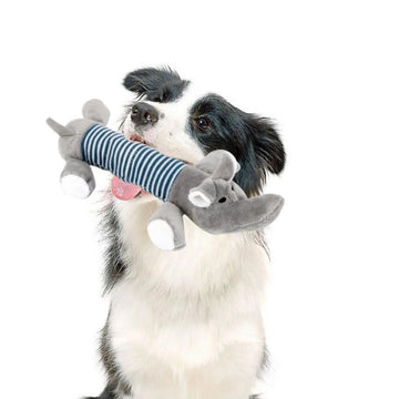 Funny Plush Toys Squeaky Pet Toys Chew Toys Duck Pig Elephant Pet Supplies