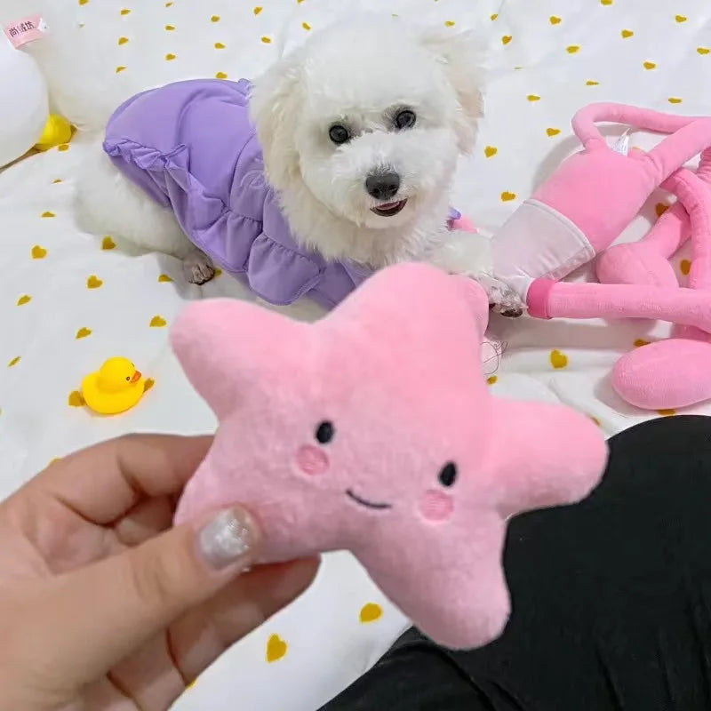 Cute Squeaky Toy Bite Resistant Pet Chew Toys Shape mascotas