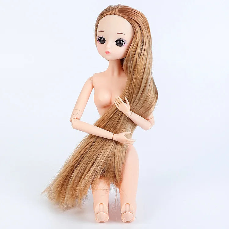 Beautiful 30cm Doll Princess Dolls 28 Joints Moveable DIY Doll Toy Kids Girls Doll Gift Toy Lol Doll (a Dress and Shoes As Gift)