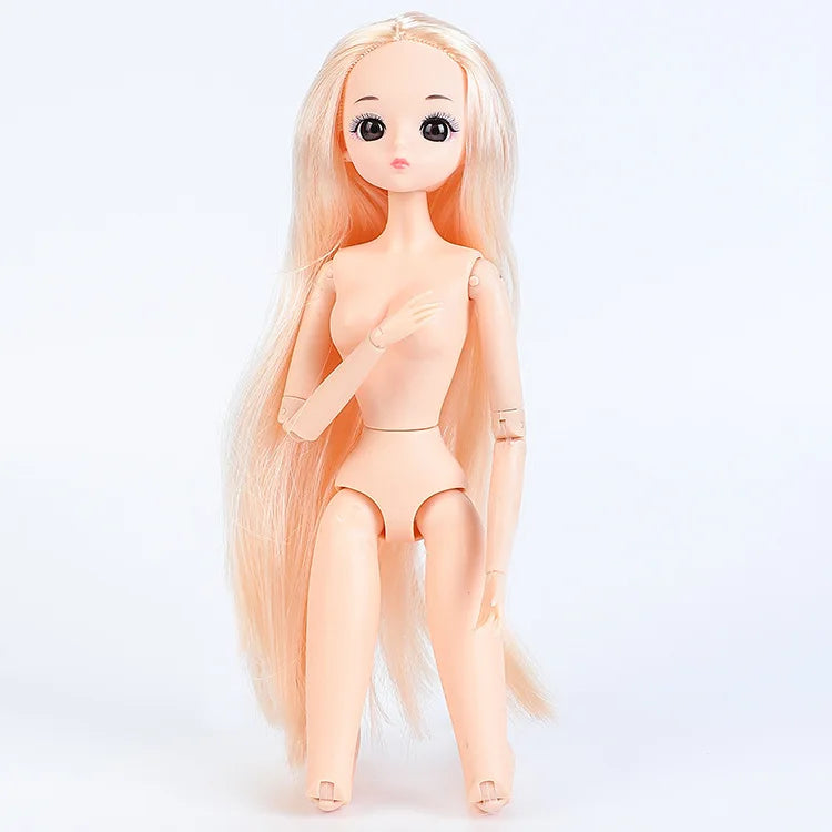 Beautiful 30cm Doll Princess Dolls 28 Joints Moveable DIY Doll Toy Kids Girls Doll Gift Toy Lol Doll (a Dress and Shoes As Gift)