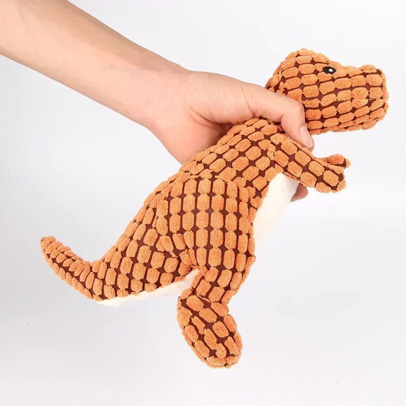 Squeaky Pet Toys Plush Toys Animals Shape Accessories Lion Dinosaur