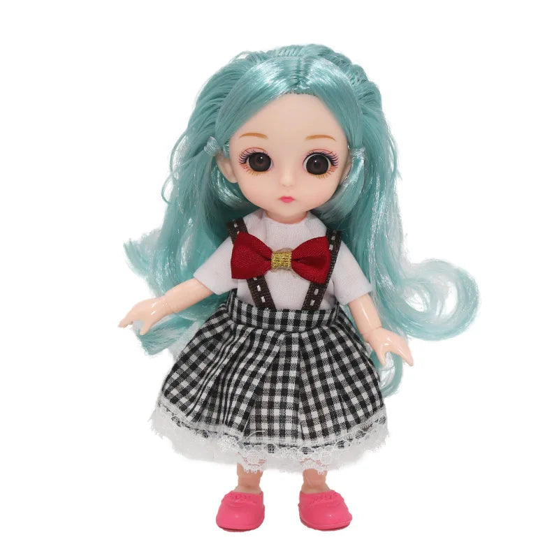 doll 16cm Cute And Elegant Style, 13 Articulated Dolls With Movable Joints Clothing Matching BJD Princess 1/12 Girl Gift Toy