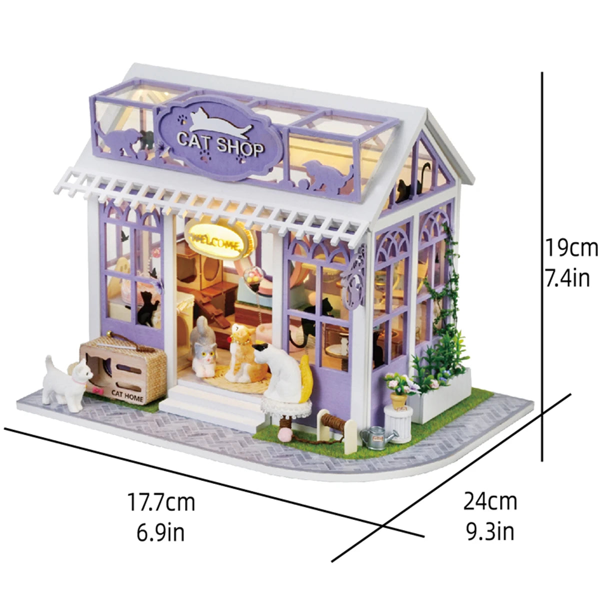 Doll House Mini DIY Small Kit 3D Puzzle Assembly Building Model Toy Home Bedroom Decoration With Furniture Wooden Craf Dollhouse