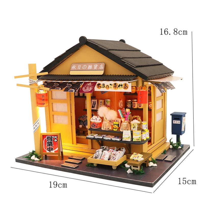 Doll House Mini DIY Small Kit 3D Puzzle Assembly Building Model Toy Home Bedroom Decoration With Furniture Wooden Craf Dollhouse