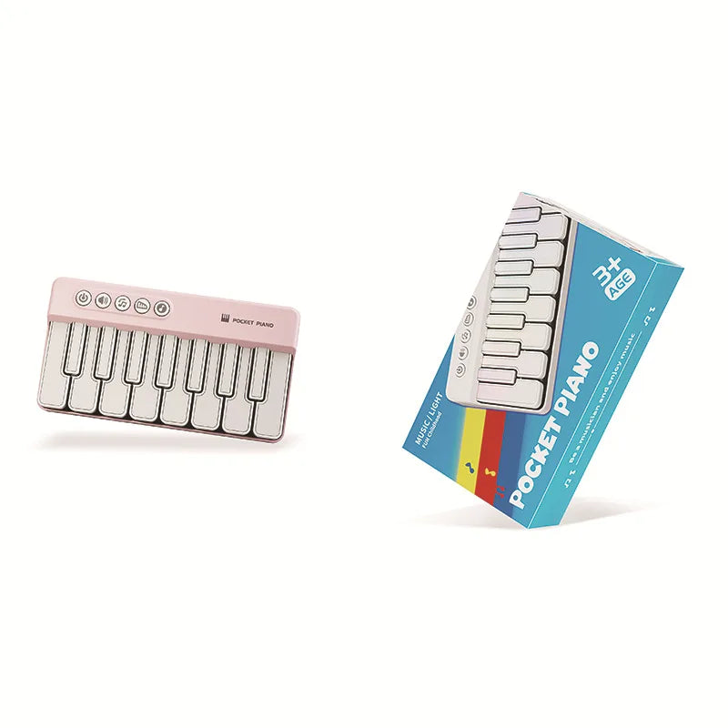 Kids Cartoon Piano Keyboard Game with Animal Sounds Flashing Light Music Baby Instrument Music Toys Educational Toys Kids Gifts