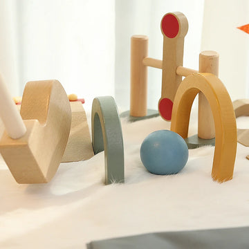 wooden Golf Toys Set for Kids Educational Golf Toys Kits for Toddlers Outdoor Lawn and Indoor Sports Toys for Toddlers  