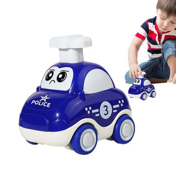 Baby Car Toy Inertia Cartoon Animal Engineering Vehicle Press Go Cartoon Truck Toys Pull Back Cars Toys for 1 2 3 Year Boys Gift