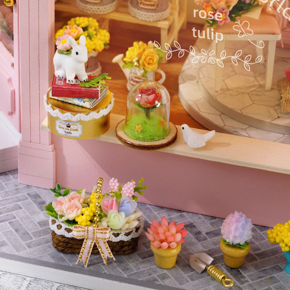 Doll House Mini DIY Small Kit 3D Puzzle Assembly Building Model Toy Home Bedroom Decoration With Furniture Wooden Craf Dollhouse