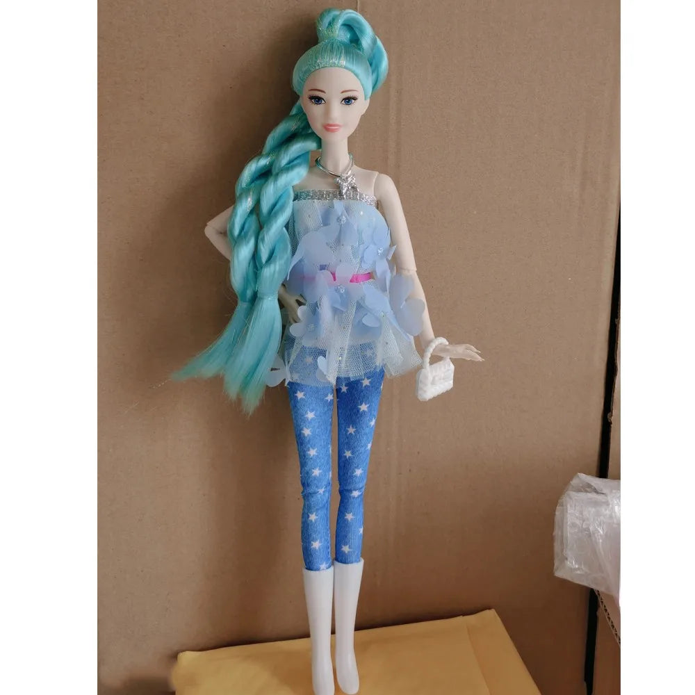 1/6 BJD Doll Including clothing accessories European Fashion White Skin Movable Jointed Nude Dolls 11 Joints Body Dolls Toy