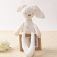 Stuffed Animals Bunny Soft Snuggle Bunny Baby Sleep Cotton Rabbit Toys Childs First Bunny Doll Natural Cotton Pink White