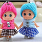 5PCS NEW Kids Toys Soft Interactive Baby Dolls Toy Mini Doll For girls and boys