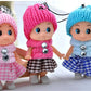 5PCS NEW Kids Toys Soft Interactive Baby Dolls Toy Mini Doll For girls and boys