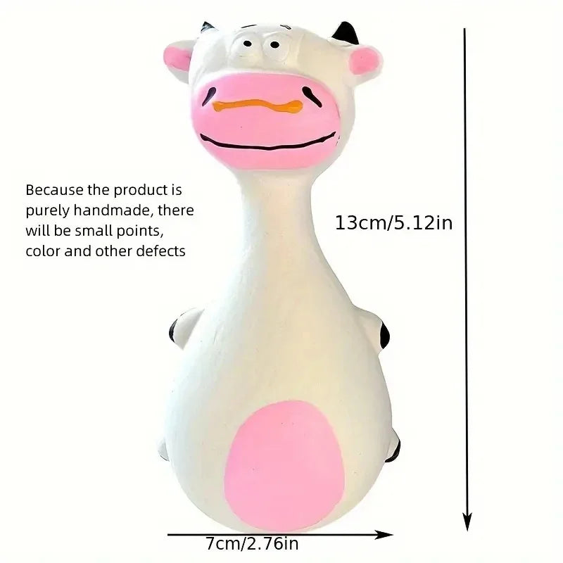 Soft Rubber Chewy Toys Four Styles Squeaky Interactive Throwing Games Cute And Fun