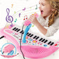 Kids Musical Piano 37 Key Electronic Keyboard Piano for Kids with Microphone Musical Instrument Educational Toy for Boys Gilrs