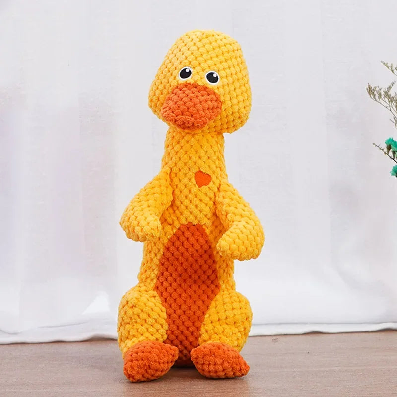 Squeaky Pet Toys Plush Toys Animals Shape Accessories Lion Dinosaur
