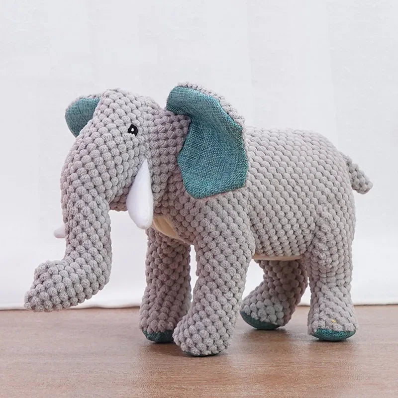 Squeaky Pet Toys Plush Toys Animals Shape Accessories Lion Dinosaur