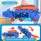 The Kids Truck Dinosaur Transporter Toys Cars Educational Model Toys Alloy Transforming Dinosaur Transport Car Toy for Childrens