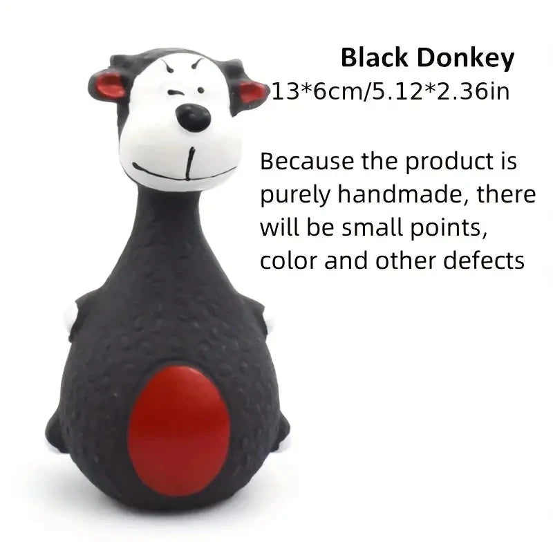 Soft Rubber Chewy Toys Four Styles Squeaky Interactive Throwing Games Cute And Fun