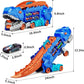 The Kids Truck Dinosaur Transporter Toys Cars Educational Model Toys Alloy Transforming Dinosaur Transport Car Toy for Childrens