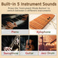 Kid's Musical Instrument Toys Multifunctional Electronic Piano Baby Pocket Piano Musical Instrument Baby Rainbow Light Music Box