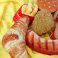 Plush Toys Squeaky Accessories Toy Soft Squeeze Sound Teeth Chew Bite Resistant Ice Cream Fries Humburger