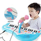 Kids Musical Piano 37 Key Electronic Keyboard Piano for Kids with Microphone Musical Instrument Educational Toy for Boys Gilrs