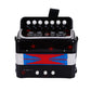 Kids Accordion Mini Toy Musical Instruments 10 Keys 3 Air Button Pink Rose Red White For Child Children Toddlers Beginners