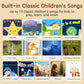 Kid's Musical Instrument Toys Multifunctional Electronic Piano Baby Pocket Piano Musical Instrument Baby Rainbow Light Music Box