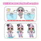 LOL Dolls set Includes doll and doll's clothes and accessories Random 1/3/5/10 sets available Girl Doll Birthday Gift