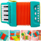 Kids Accordion Musical Instruments Indoor and Outdoor 10 Keys 8 Bass Playing Musical keyboard Educational Toys Gift For Children
