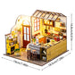 Doll House Mini DIY Small Kit 3D Puzzle Assembly Building Model Toy Home Bedroom Decoration With Furniture Wooden Craf Dollhouse