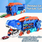 The Kids Truck Dinosaur Transporter Toys Cars Educational Model Toys Alloy Transforming Dinosaur Transport Car Toy for Childrens