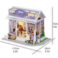Doll House Mini DIY Small Kit 3D Puzzle Assembly Building Model Toy Home Bedroom Decoration With Furniture Wooden Craf Dollhouse