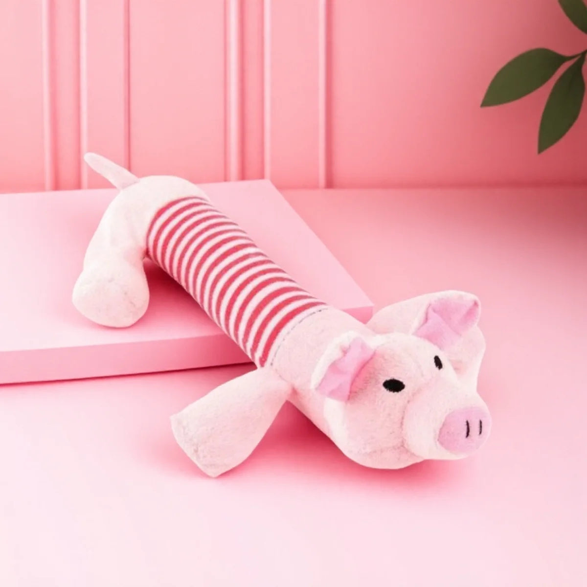 Funny Plush Toys Squeaky Pet Toys Chew Toys Duck Pig Elephant Pet Supplies