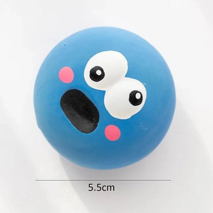 Squeaky Toys Pet Ball Toys Rubber Ball Bite Resistant Sounder