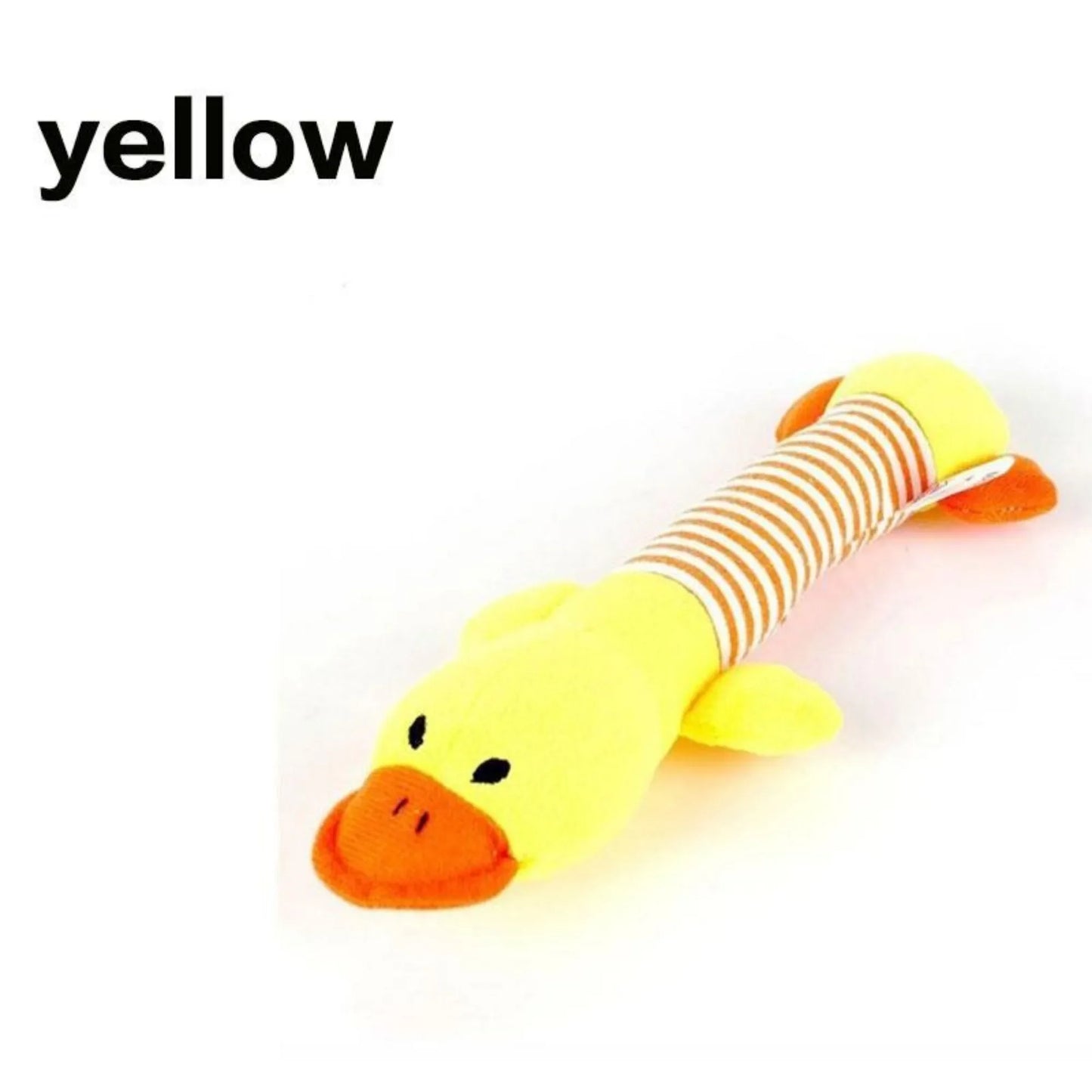 Funny Squeaky Toys Plush Chew Toys Duck Pig Elephant Interactive