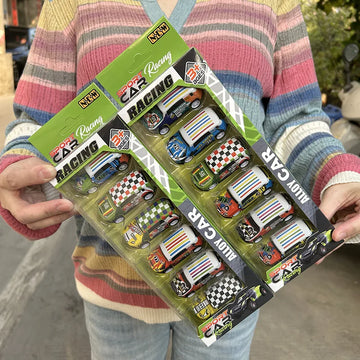 Alloy car children's toys car tin car inertia pull back car racing car model