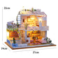 Doll House Mini DIY Small Kit 3D Puzzle Assembly Building Model Toy Home Bedroom Decoration With Furniture Wooden Craf Dollhouse