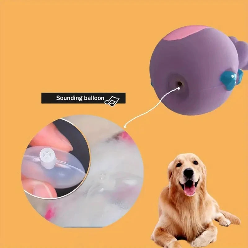 Soft Rubber Chewy Toys Four Styles Squeaky Interactive Throwing Games Cute And Fun