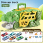 The Kids Truck Dinosaur Transporter Toys Cars Educational Model Toys Alloy Transforming Dinosaur Transport Car Toy for Childrens