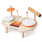 Kids Drum Set For Toddler Musical Instrument Toys Montessori Wooden Percussion Drum Sensory Toys Xylophone Kit Educational Toys