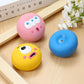 Squeak Rubber Ball Toy with Squeaker Soft Flexible Pink Blue Yellow Dropship